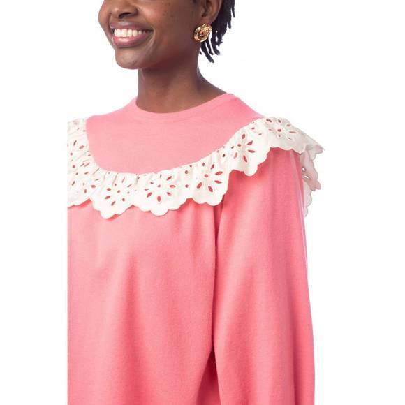 NEW CROSBY BY MOLLIE BURCH babs sweater in rose - Picture 2 of 5